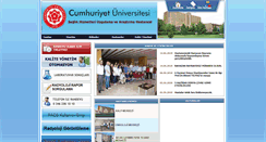 Desktop Screenshot of hastaneler.cumhuriyet.edu.tr