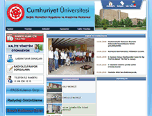 Tablet Screenshot of hastaneler.cumhuriyet.edu.tr