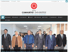 Tablet Screenshot of haberler.cumhuriyet.edu.tr